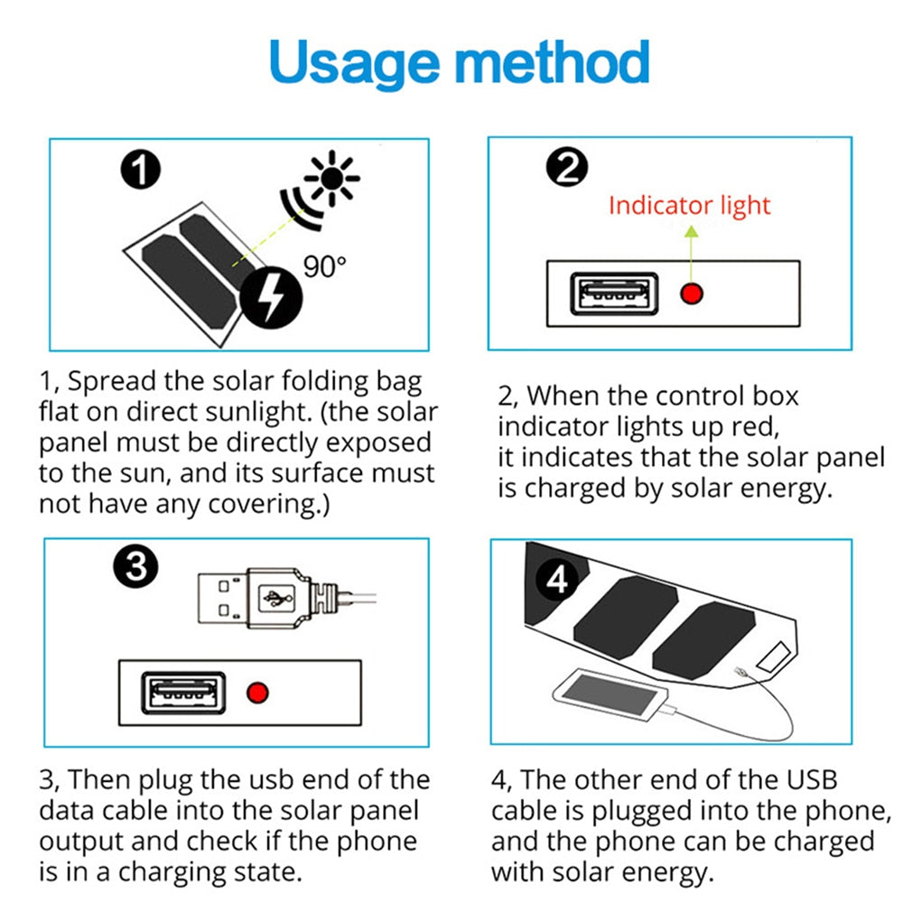 Portatil Solar Phone Charger