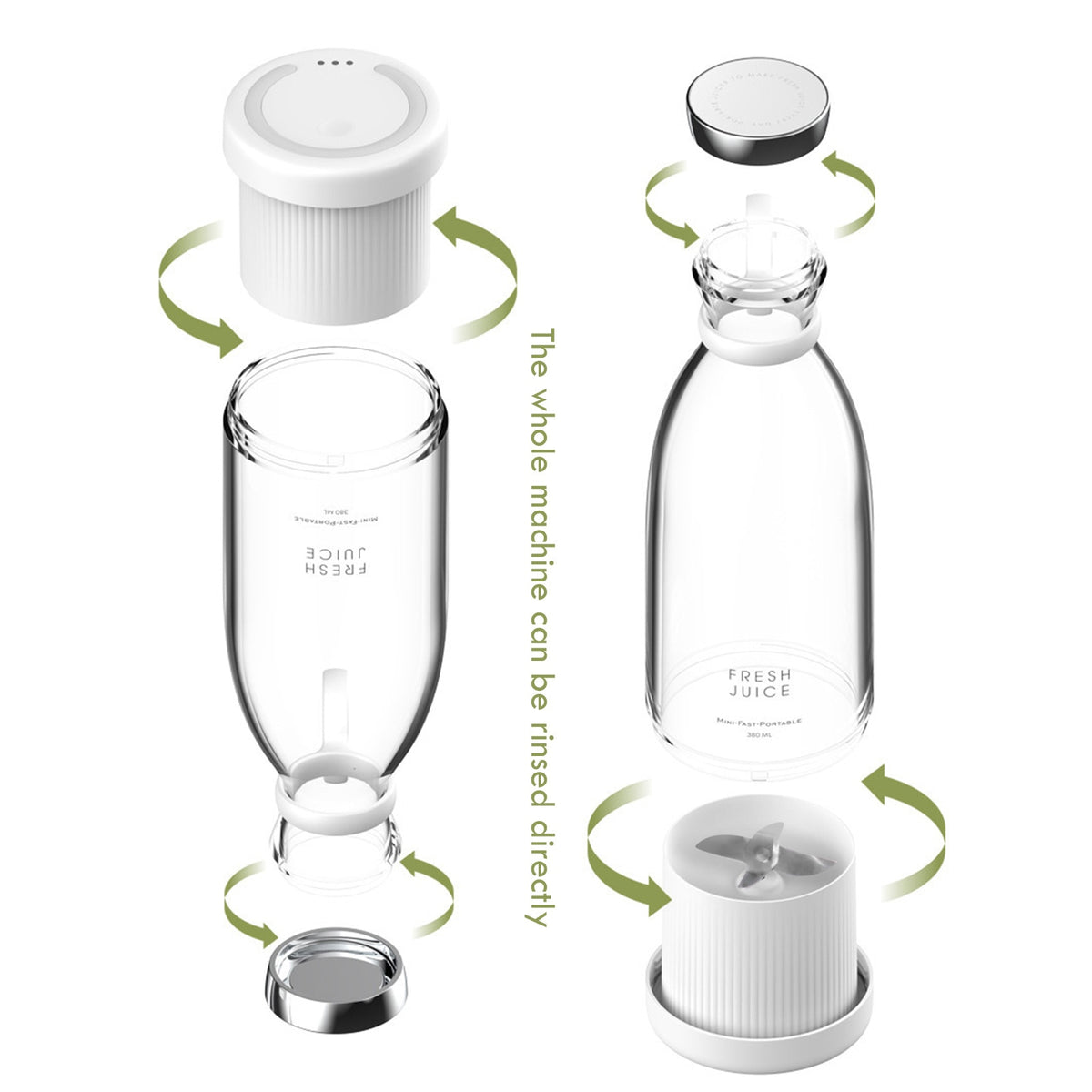 Portable Mixer Electric Juicer Blender Bottle Machine